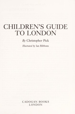 Cover of Children's Guide to London