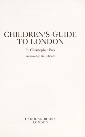 Book cover for Children's Guide to London