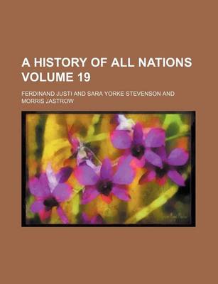 Book cover for A History of All Nations Volume 19