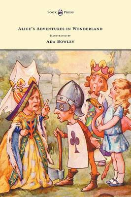 Book cover for Alice's Adventures in Wonderland - Illustrated by Ada Bowley