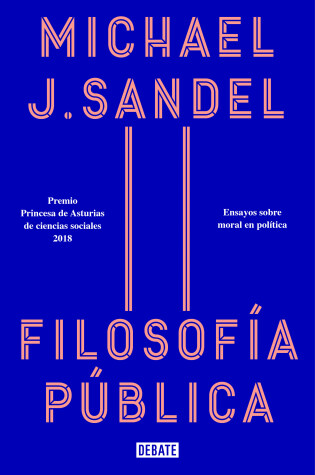 Cover of Filosofia publica: Ensayos sobre moral en politica / Public Philosophy: Essays on Morality in Politics