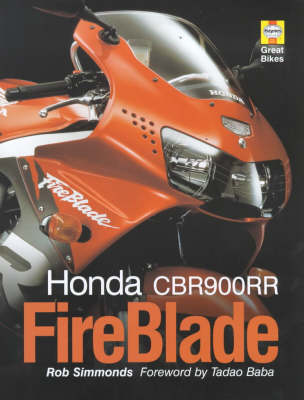 Book cover for Honda CBR900RR Fireblade