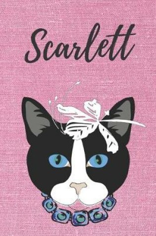 Cover of Scarlett Katzen Notizbuch / Malbuch / Tagebuch / Journal / DIN A5 / Geschenk