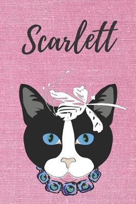 Book cover for Scarlett Katzen Notizbuch / Malbuch / Tagebuch / Journal / DIN A5 / Geschenk