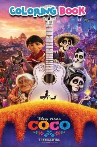 Cover of Coco coloring book