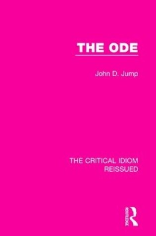 Cover of The Ode