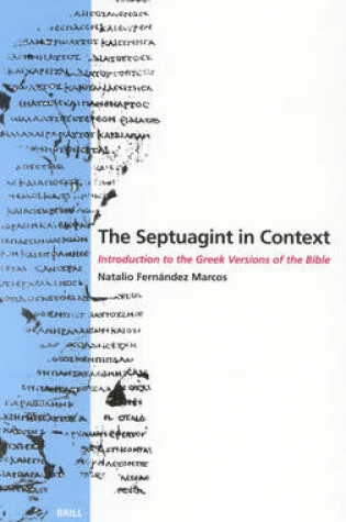 Cover of The Septuagint in Context