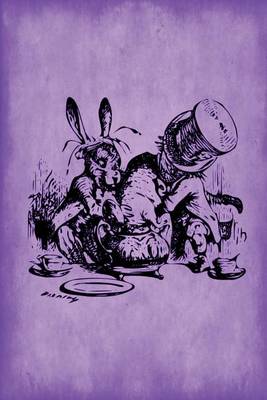 Book cover for Alice in Wonderland Journal - Mad Hatter's Tea Party (Purple)