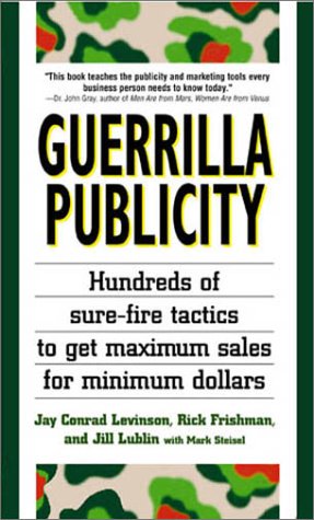 Book cover for Guerrilla Publicity