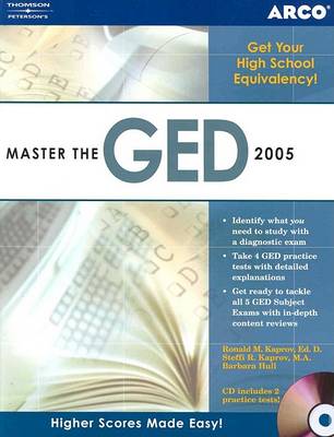 Book cover for Master the Ged 2005 W/CD-Rom