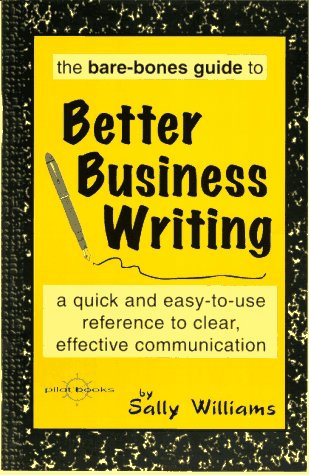 Book cover for The Bare-Bones Guide to Better Business Writing