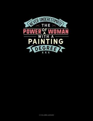 Cover of Never Underestimate The Power Of A Woman With A Painting Degree