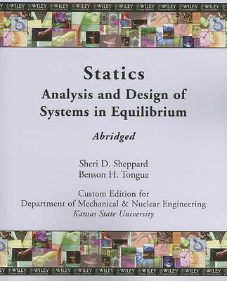 Book cover for Statics: Analysis and Design of Systems in Equilibrium