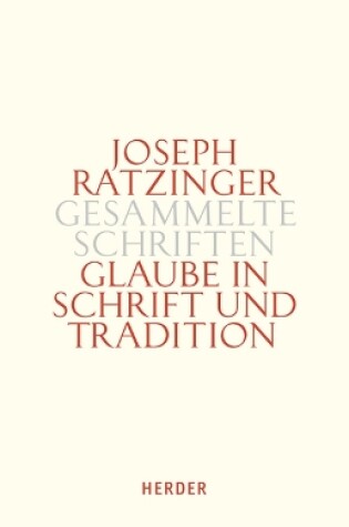 Cover of Glaube in Schrift Und Tradition