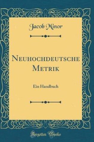 Cover of Neuhochdeutsche Metrik