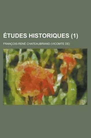 Cover of Etudes Historiques (1)