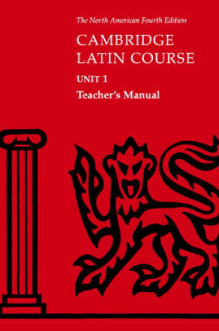 Cover of Cambridge Latin Course Unit 1 Teacher's Manual North American edition