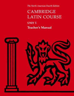 Cover of Cambridge Latin Course Unit 1 Teacher's Manual North American edition