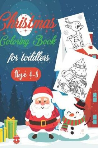 Cover of Christmas Coloring Book for Toddlers