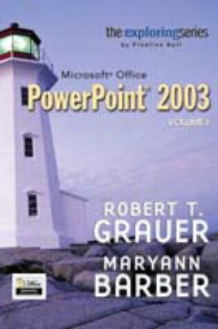 Cover of Microsoft Office PowerPoint 2003, Volume 1