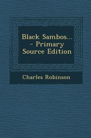Cover of Black Sambos...