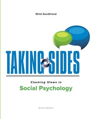 Book cover for Taking Sides: Clashing Views in Social Psychology