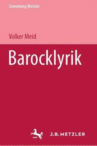 Cover of Barocklyrik