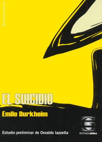 Book cover for El Suicidio