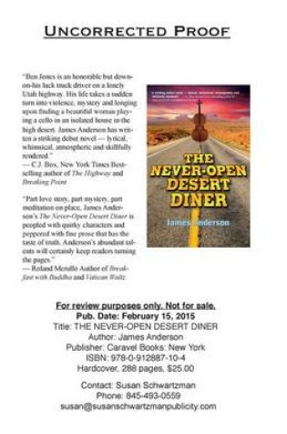 Cover of The Never-Open Desert Diner