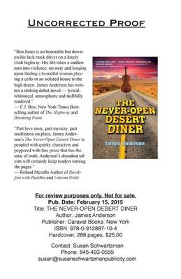 Book cover for The Never-Open Desert Diner