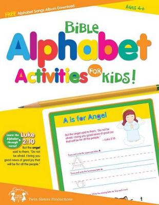 Book cover for Bible Alphabet Activities Book