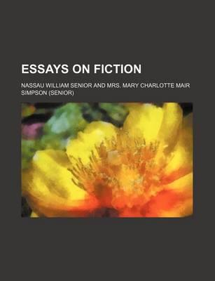 Book cover for Essays on Fiction