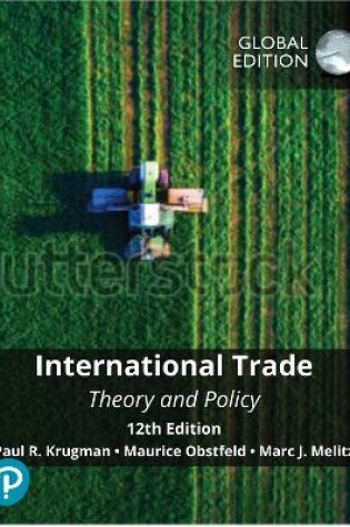 Cover of International Trade: Theory and Policy, Global Edition