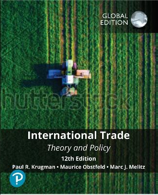 Book cover for International Trade: Theory and Policy, Global Edition