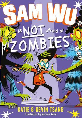 Book cover for Sam Wu is Not Afraid of Zombies