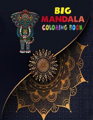 Book cover for Big Mandala Coloring Book