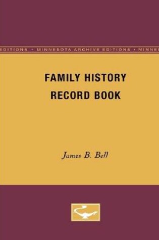 Cover of Family History Record Book