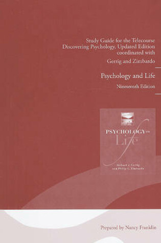 Cover of Telecourse Study Guide for Psychology and Life