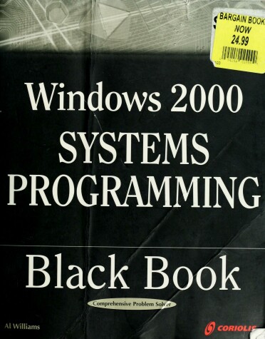 Book cover for Windows 2000 Programming Black Book