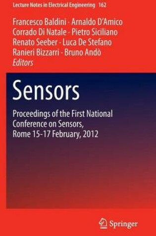 Cover of Sensors: Proceedings of the First National Conference on Sensors, Rome 15-17 February, 2012