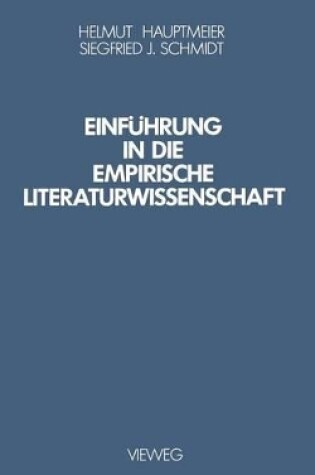 Cover of Einfuhrung in Die Empirische Literaturwissenschaft