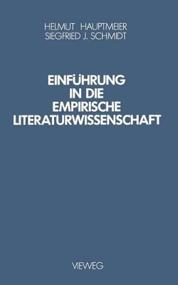 Book cover for Einfuhrung in Die Empirische Literaturwissenschaft