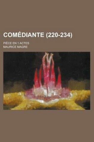 Cover of Comediante; Piece En 1 Actes (220-234 )