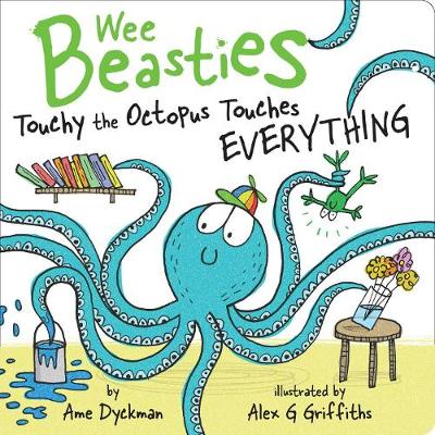 Book cover for Touchy the Octopus Touches Everything
