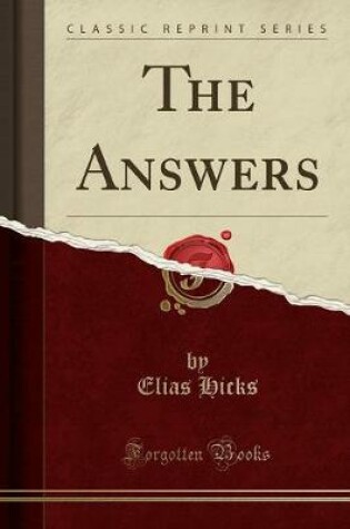 Cover of The Answers (Classic Reprint)