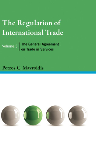 Cover of The Regulation of International Trade, Volume 3