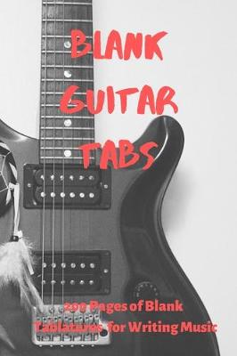 Book cover for Blank Guitar Tabs