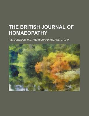 Book cover for The British Journal of Homaeopathy