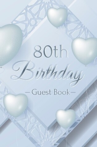 Cover of 80th Birthday Guest Book