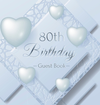 Book cover for 80th Birthday Guest Book